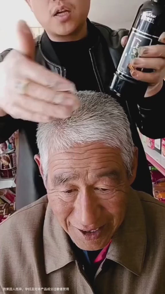 Instant Black Herbal Hair Dye Shampoo for Grey Hair Coverage Shampoo 3 in 1